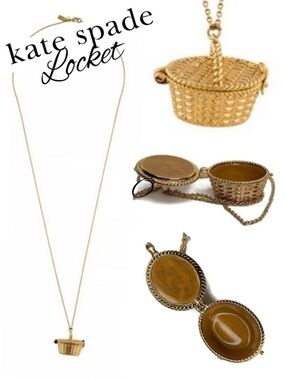 Kate Spade 🧺 Basket 12 KT Gold Plated Necklace
